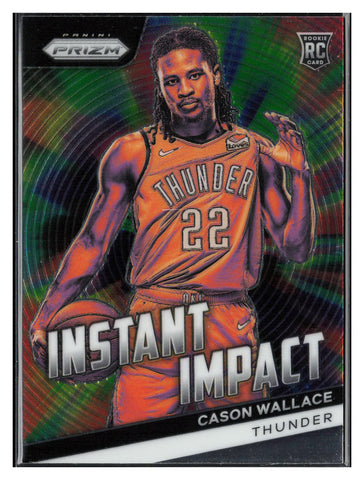 2023-24 Panini Prizm #15 Cason Wallace Instant Impact