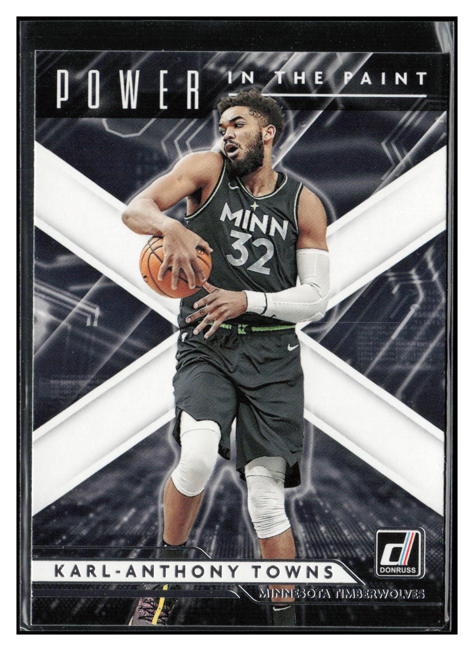 2021-22 Donruss #5 Karl-Anthony Towns Power in the Paint