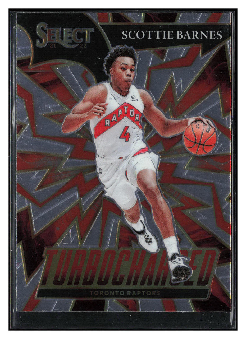 2021-22 Panini Select #4 Scottie Barnes Turbo Charged