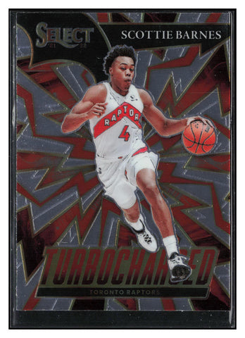 2021-22 Panini Select #4 Scottie Barnes Turbo Charged