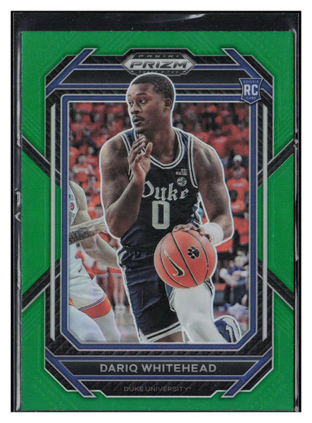 2023 Panini Prizm Draft Picks #25 Dariq Whitehead Green