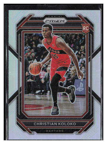 2022-23 Panini Prizm #265 Christian Koloko Prizms Silver