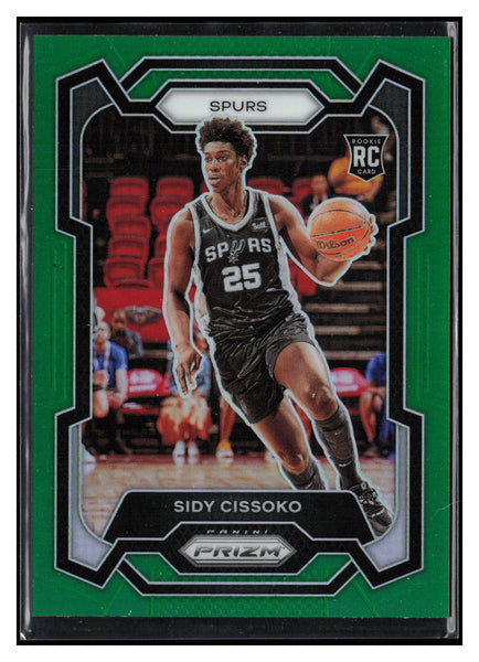 2023-24 Panini Prizm #173 Sidy Cissoko Prizms Green