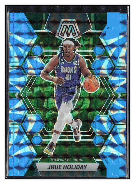 2022-23 Panini Mosaic #158 Jrue Holiday Reactive Blue