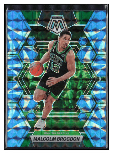 2022-23 Panini Mosaic #196 Malcolm Brogdon Reactive Blue