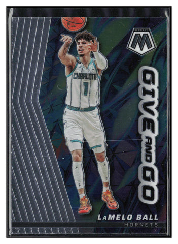 2022-23 Panini Mosaic #1 LaMelo Ball Give and Go