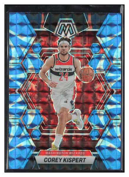 2022-23 Panini Mosaic #75 Corey Kispert Reactive Blue