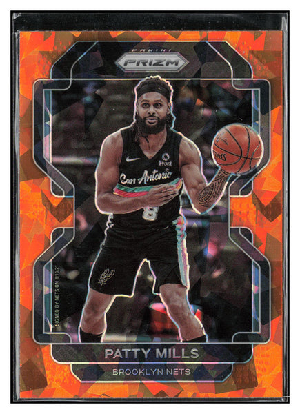 2021-22 Panini Prizm #151 Patty Mills Orange Ice