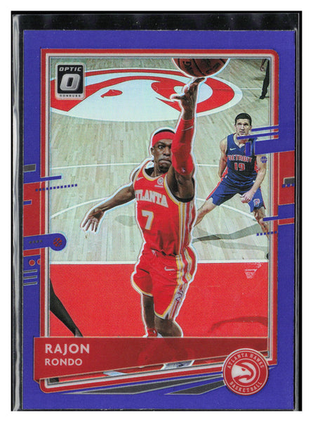 2020-21 Donruss Optic #107 Rajon Rondo Purple