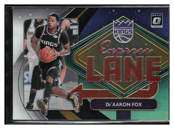 2020-21 Donruss Optic #5 De'Aaron Fox Express Lane