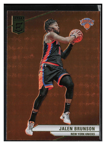 2023-24 Donruss Elite #98 Jalen Brunson Orange