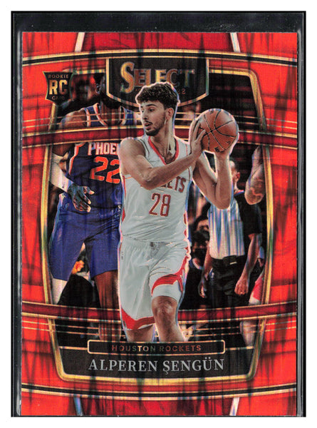 2021-22 Panini Select #19 Alperen Sengun Orange Flash Prizms