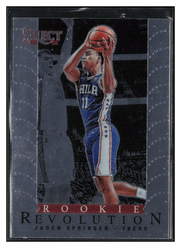 2021-22 Panini Select #23 Jaden Springer Rookie Revolution