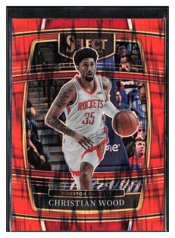 2021-22 Panini Select #61 Christian Wood Orange Flash Prizms