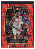 2021-22 Panini Select #61 Christian Wood Orange Flash Prizms