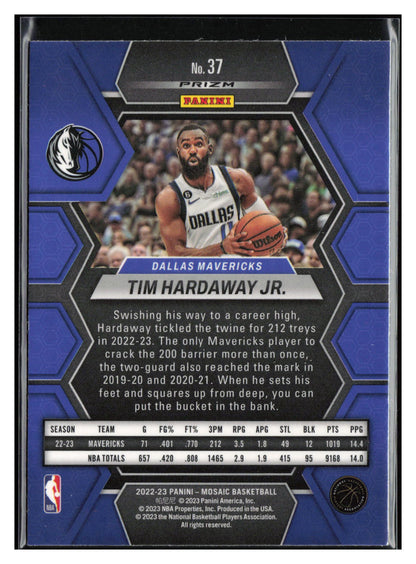 2022-23 Panini Mosaic #37 Tim Hardaway Jr. Green