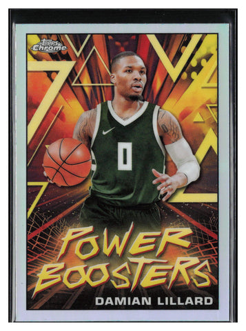 2023-24 Topps Chrome #PB-14 Damian Lillard Power Boosters