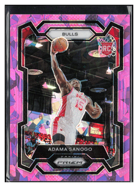 2023-24 Panini Prizm #286 Adama Sanogo Prizms Pink Ice