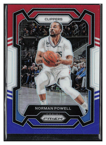 2023-24 Panini Prizm #274 Norman Powell Prizms Red White and Blue