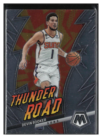 2022-23 Panini Mosaic #2 Devin Booker Thunder Road