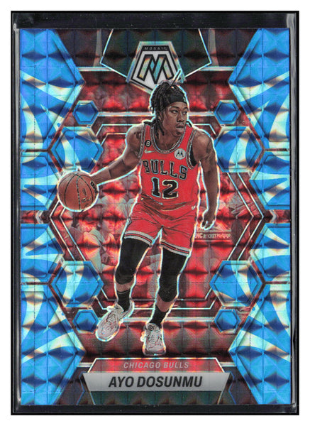 2022-23 Panini Mosaic #197 Ayo Dosunmu Reactive Blue