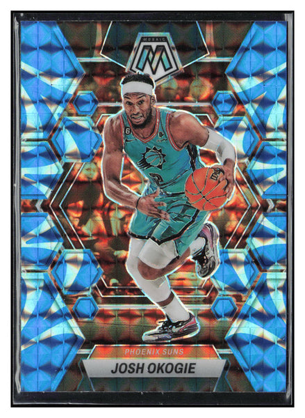 2022-23 Panini Mosaic #180 Josh Okogie Reactive Blue