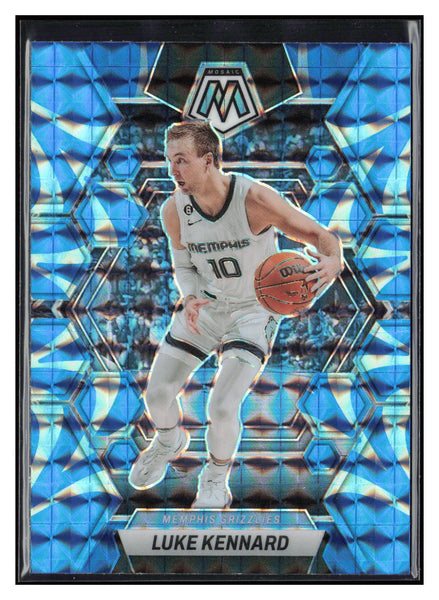 2022-23 Panini Mosaic #73 Luke Kennard Reactive Blue