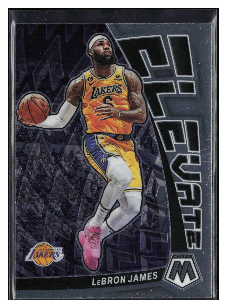 2022-23 Panini Mosaic #4 LeBron James Elevate