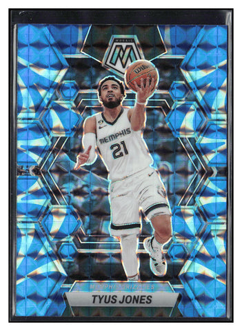 2022-23 Panini Mosaic #194 Tyus Jones Reactive Blue