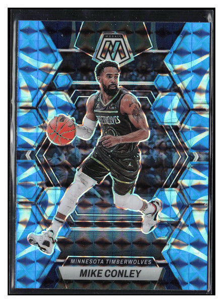 2022-23 Panini Mosaic #101 Mike Conley Reactive Blue