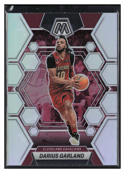 2022-23 Panini Mosaic #124 Darius Garland Silver