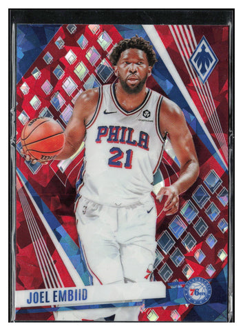 2023-24 Panini Phoenix #201 Joel Embiid Phoenix Red Ice