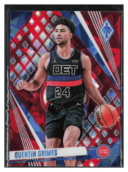 2023-24 Panini Phoenix #190 Quentin Grimes Phoenix Red Ice