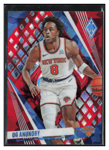 2023-24 Panini Phoenix #72 OG Anunoby Phoenix Red Ice