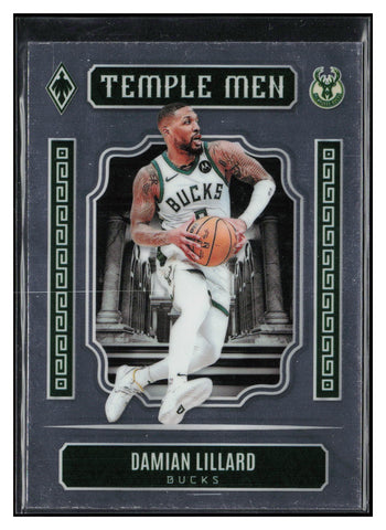 2023-24 Panini Phoenix #5 Damian Lillard Temple Men