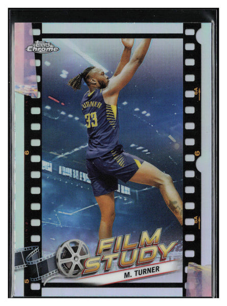 2023-24 Topps Chrome #FS-9 Myles Turner Film Study