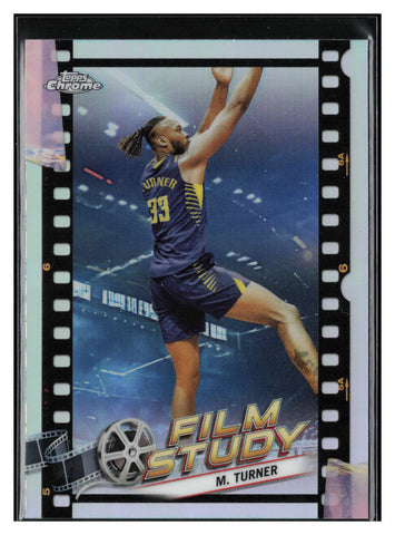 2023-24 Topps Chrome #FS-9 Myles Turner Film Study