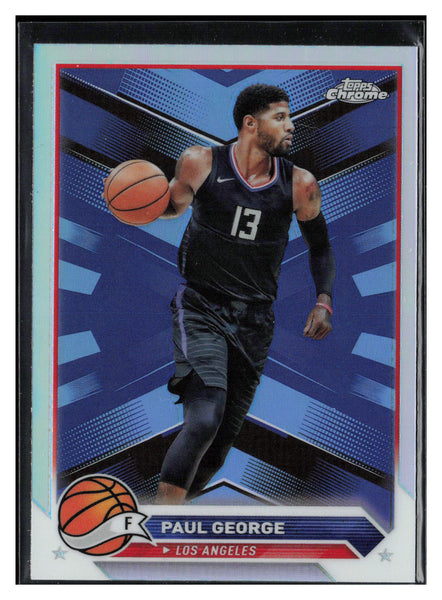 2023-24 Topps Chrome #115 Paul George Refractors