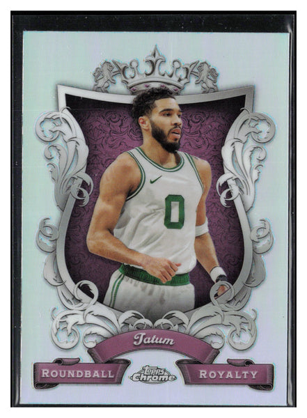 2023-24 Topps Chrome #RR-7 Jayson Tatum Roundball Royalty