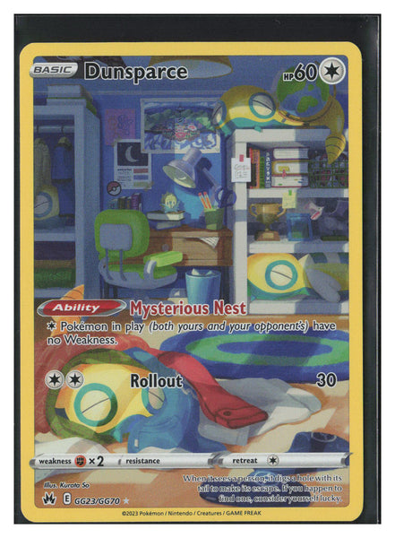 Crown Zenith: Galarian Gallery #GG23/GG70 Dunsparce