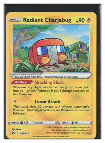 Crown Zenith #051/159 Radiant Charjabug