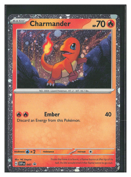 SV: Scarlet & Violet Promo Cards #047 Charmander (Cosmos Holo)