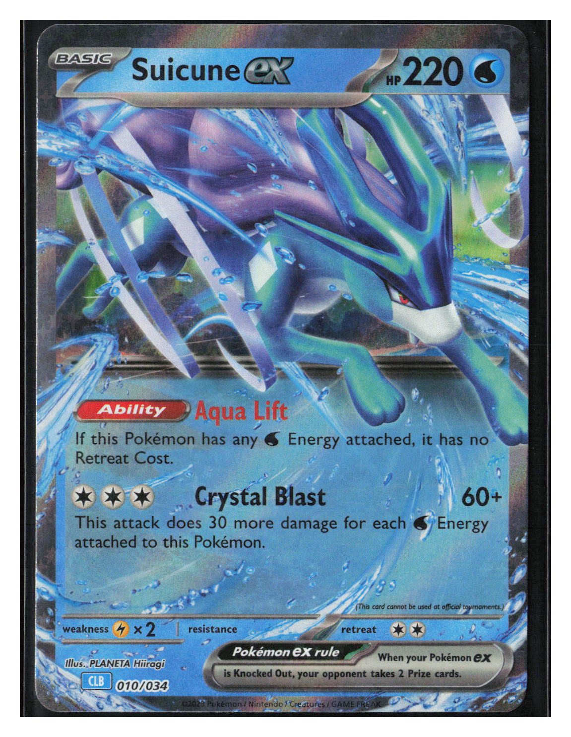 Trading Card Game Classic #010/034 Suicune ex #2 – ZypherTrading