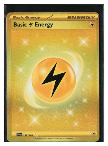 SV01: Scarlet & Violet Base Set #257/198 Basic Lightning Energy