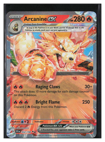 SV01: Scarlet & Violet Base Set #032/198 Arcanine ex