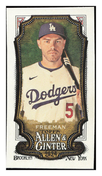 2024 Topps Allen & Ginter #62 Freddie Freeman Mini