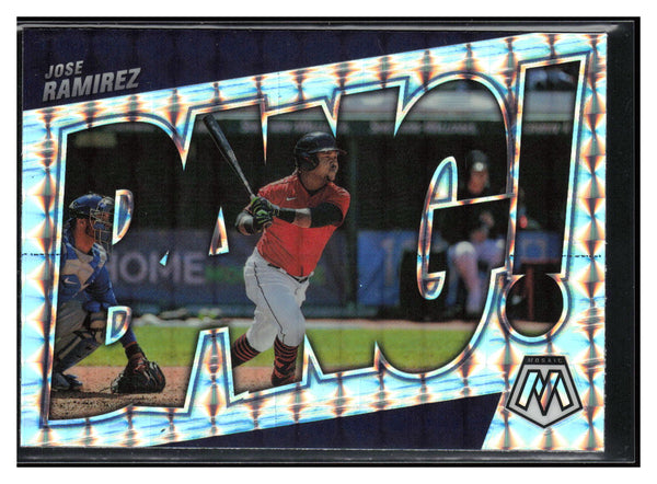 2022 Panini Mosaic #BG-5 Jose Ramirez Bang! Mosaic