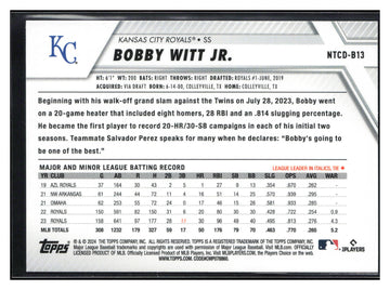 2024 Topps Trading Card Day #NTCD-B13 Bobby Witt Jr.