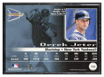 
1999 Pacific Prism #100 Derek Jeter