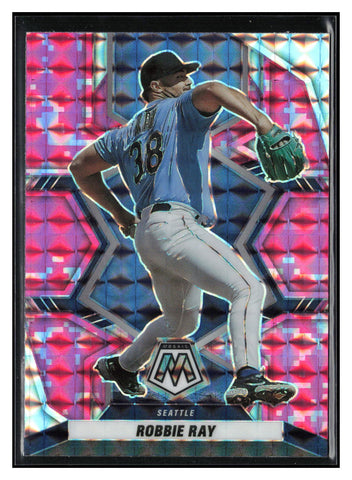 2022 Panini Mosaic #153 Robbie Ray Pink Camo Mosaic